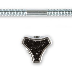 Holley Air Cleaner Assembly, 5-1/8 Inch Flange, 10 Inch Diameter, Round, Chrome, Steel, Holley Script, With Filter, With Hold Down Screw – 120-145