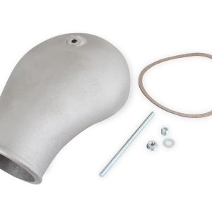 Holley Throttle Body Intake Elbow, Efi, Fits All Applications with a 5-1/8 Inch Air Cleaner Flange, Round Style, 3-1/2 Inch Inlet Size – 120-230