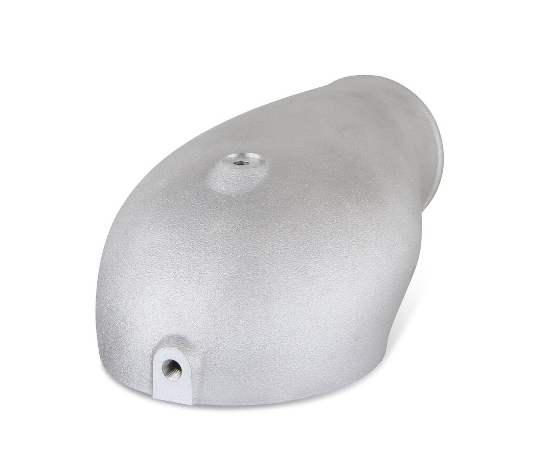 Holley Throttle Body Intake Elbow, Efi, Fits All Applications with a 5-1/8 Inch Air Cleaner Flange, Round Style, 3-1/2 Inch Inlet Size – 120-230