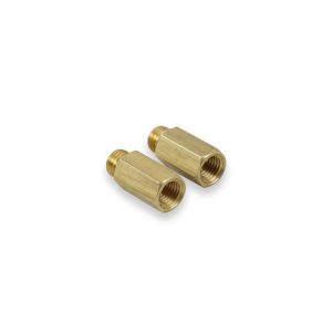 Holley Carburetor Metering Jet Extension, For Use with Holley Performance Carburetors, Screw-IN Style, 1/4 Inch-32 Thread Size, Brass – 122-5000