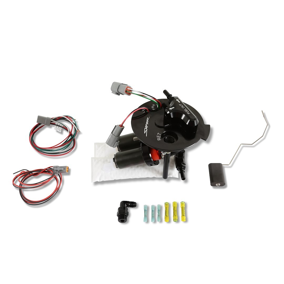 Holley Fuel Pump Electric, Efi, IN-Tank, Gasoline, 60 PSI Maximum Pressure, 680 Lph Free Flow, Without Regulator, -8AN O-Ring Inlet/ Outlet – 12-350