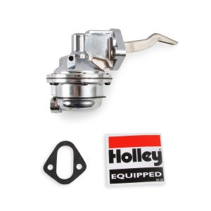 Holley Fuel Pump Mechanical, Ford Fe Big Block 6.4L-7.0L/390-428 Cubic Inch, Block Mounted, Gasoline, 110 Gph, 8 PSI Max Pressure – 12-390-11