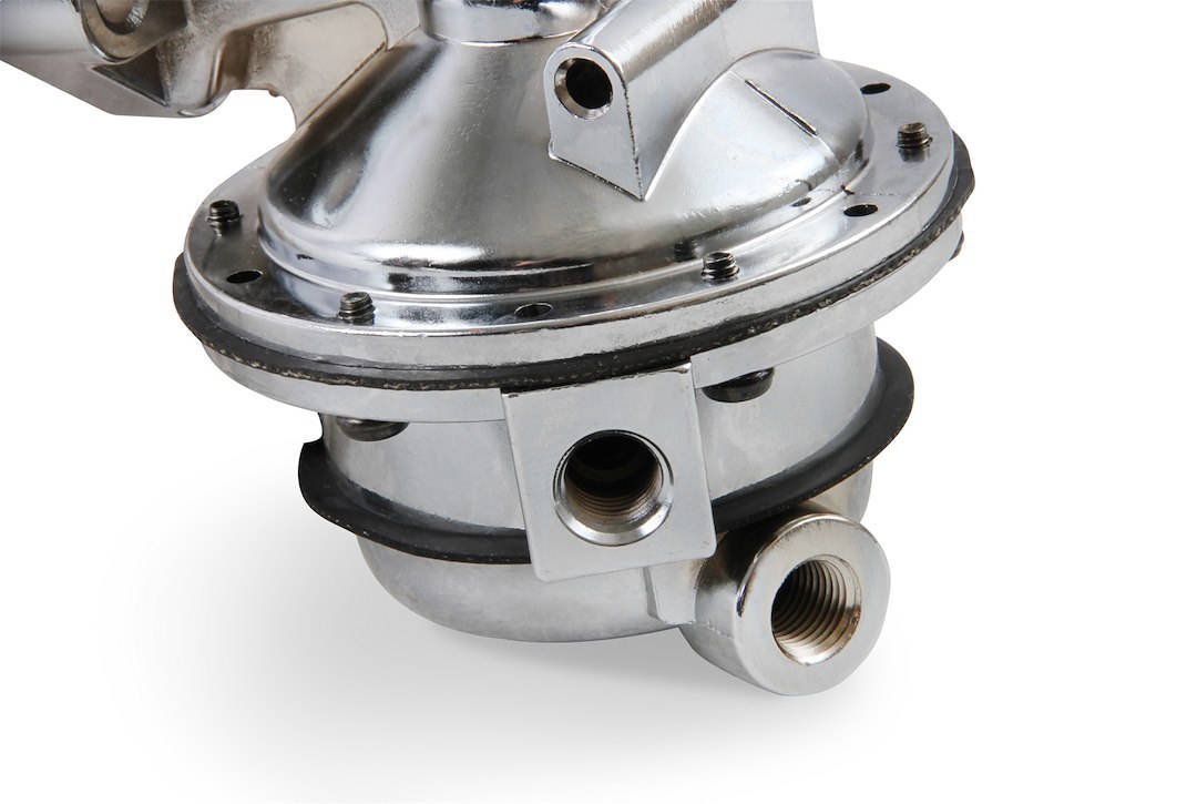 Holley Fuel Pump Mechanical, Ford Fe Big Block 6.4L-7.0L/390-428 Cubic Inch, Block Mounted, Gasoline, 110 Gph, 8 PSI Max Pressure – 12-390-11