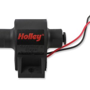 Holley Fuel Pump Electric, Mighty Mite, Up to 400 Horsepower, 7 PSI Maximum Pressure, With Filter/ Fittings/ Hardware – 12-427
