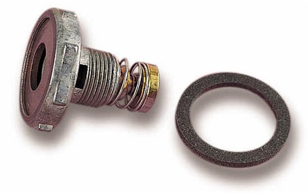 Holley Carburetor Power Valve, For Use with Holley Carburetors, Single Stage Standard Flow, 7.5 Inch of Mercury, With Gasket – 125-75