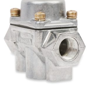 Holley Fuel Pressure Regulator, 4-1/2-9 PSI, 3/8 Inch NPT Inlet/Outlets, Gasoline, Natural, Aluminum, With Mounting Bracket – 12-803BP