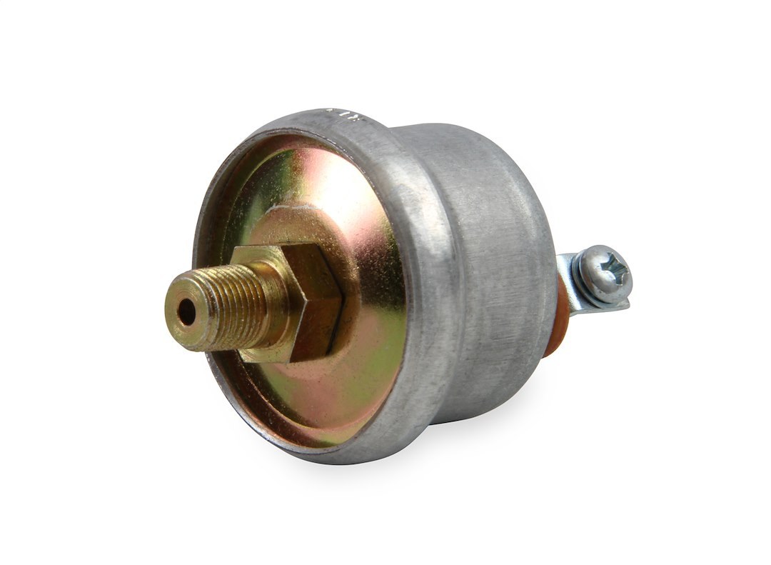 Holley Fuel Pump Oil Pressure Safety Switch, For Use with Holley Electric Fuel Pumps, Normally Open, 5 PSI Shut Off Pressure – 12-810