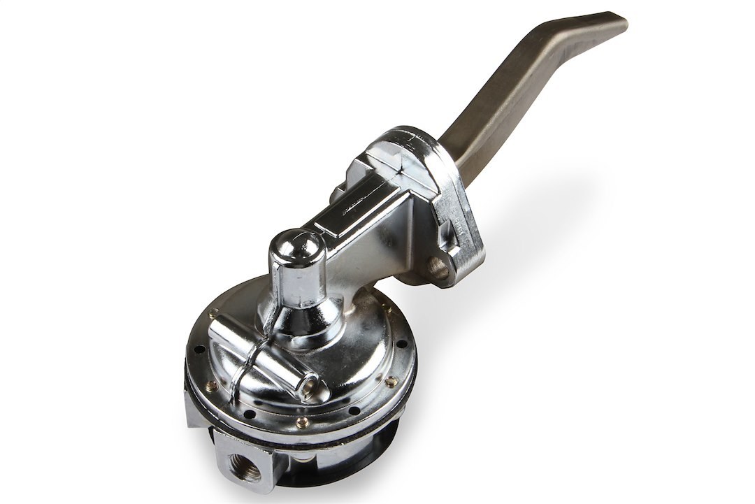 Holley Fuel Pump Mechanical, Ford Windsor Small Block 4.7L-5.8L/289-351 Cubic Inch, Block Mounted, Gasoline, 80 Gph, 7.5 PSI Max Pressure – 12-833