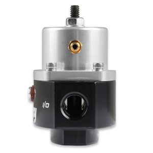 Holley Fuel Pressure Regulator, 4-65 PSI, 6AN O-Ring Inlet/ 6AN O-Ring Outlet/ 6AN O-Ring Return, Boost Reference 1:1 – 12-880
