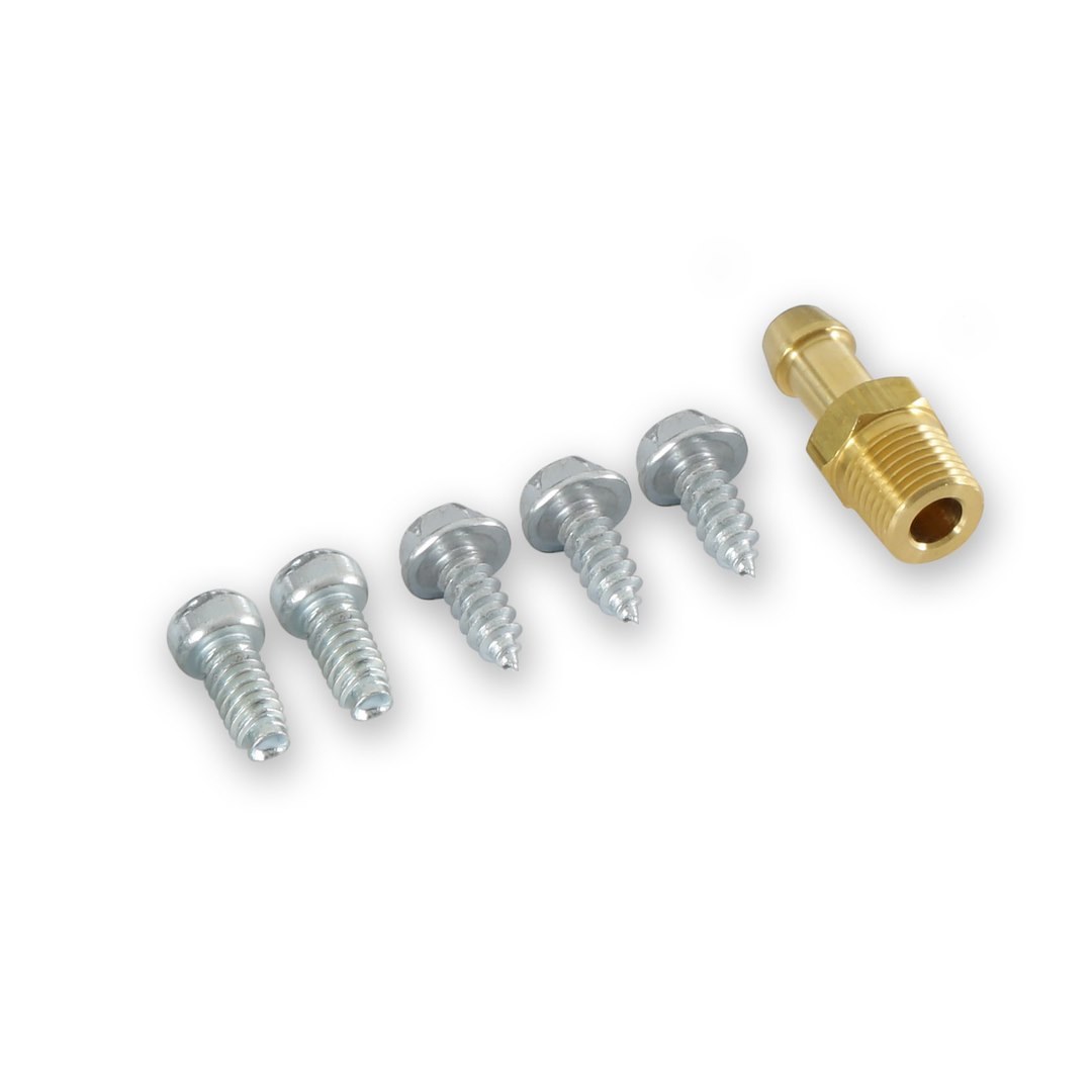 Holley Fuel Pressure Regulator, 4.5-9 PSI, 3/8 Inch NPT Inlet/ Outlet, Gasoline, Chrome Plated, Aluminum – 12-881
