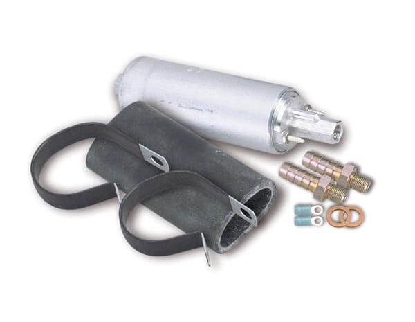 Holley Fuel Pump Electric, 80 Gph at 15 PSI, Without Regulator, 3/8 Inch Inlet/Outlet, 14 Volts – 12-920
