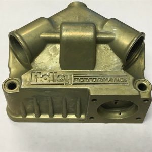 Holley Carburetor Float Bowl, For Use with Holley Double Pumper Carburetors/ Excluding Model 4165, Secondary Side, Bare, Standard Finish – 134-104