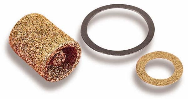 Holley Fuel Filter, Brass Element, With Gasket – 162-500