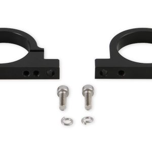 Holley Fuel Filter Mounting Bracket, For Use with Holley 100 Gph Hp Billet Fuel Filter, Black, Anodized, Aluminum – 162-573