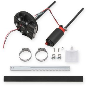 Holley Fuel Pump Electric, Gasoline, 340 Lph, 1/4 Inch NPT Inlet/Outlet, 10.4 Ampere Draw at 60 PSI, Cast Aluminum, Return Style – 19-350