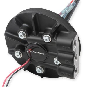 Holley Fuel Pump Electric, Gasoline, 340 Lph, 1/4 Inch NPT Inlet/Outlet, 10.4 Ampere Draw at 60 PSI, Cast Aluminum, Return Style – 19-350