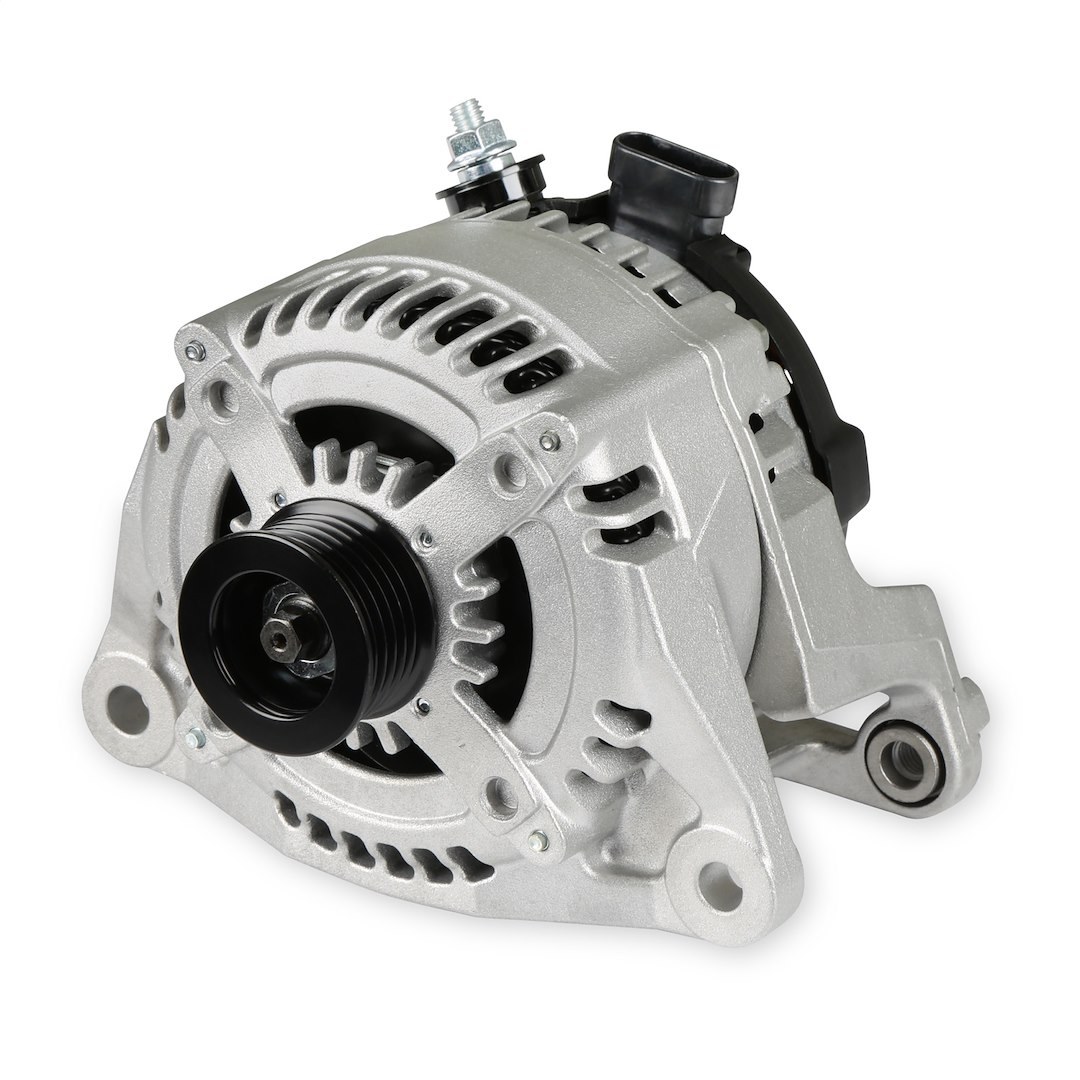 Holley Alternator/ Generator, Fits 2003 and Up 5.7L, 2011 and Up 6.4L Mopar Gen III Hemi Engines, Serpentine Pulley, 12 Volt, 150 Amp – 197-305