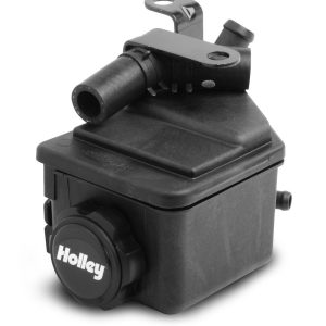 Holley Power Steering Reservoir, For Use with Any Holley Driver Side Ls Accessory Drive Brackets, Black, Plastic – 198-200