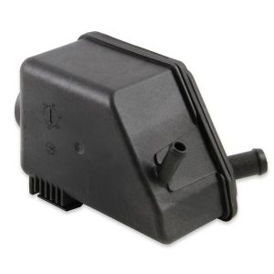 Holley Power Steering Reservoir, For Use with Any Holley Driver Side Ls Accessory Drive Brackets, Black, Plastic – 198-200