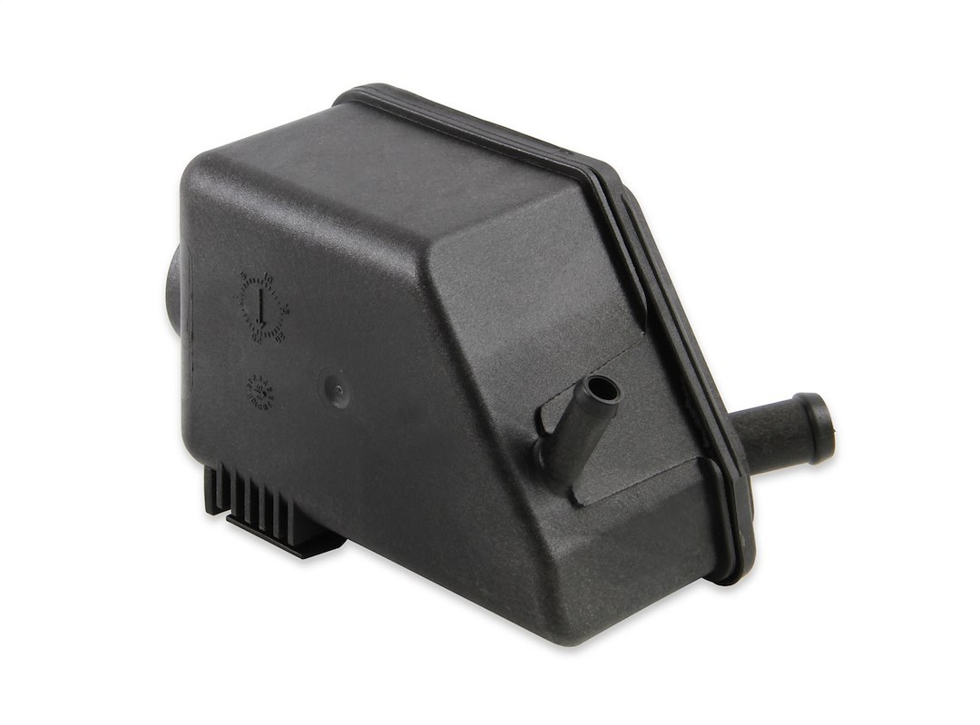 Holley Power Steering Reservoir, For Use with Any Holley Driver Side Ls Accessory Drive Brackets, Black, Plastic – 198-200