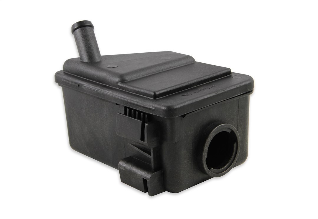 Holley Power Steering Reservoir, For Use with Any Holley Driver Side Ls Accessory Drive Brackets, Black, Plastic – 198-200