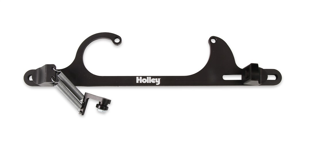 Holley Carburetor Throttle Cable Bracket, For Use with Holley Models 4150/4160 Carburetors, Not Adjustable, Accepts Throttle Cable Only – 20-112
