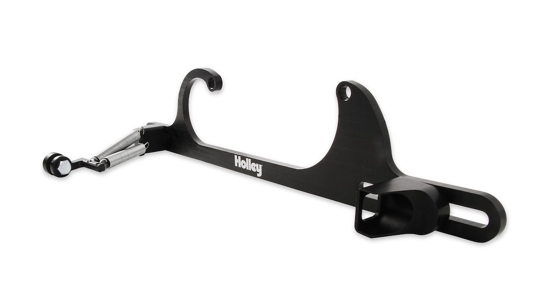 Holley Carburetor Throttle Cable Bracket, For Use with Holley Models 4150/4160 Carburetors, Not Adjustable, Accepts Throttle Cable Only – 20-112