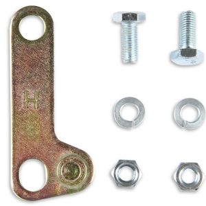 Holley Carburetor Trans Kickdown Bracket, For Use with GM 200R4/TH-700R4 Transmission, Gold Iridited, Steel, With Mounting Hardware – 20-121
