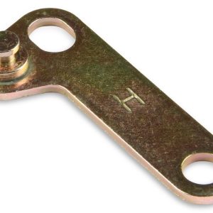 Holley Carburetor Trans Kickdown Bracket, For Use with GM 200R4/TH-700R4 Transmission, Gold Iridited, Steel, With Mounting Hardware – 20-121