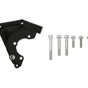 Holley Power Steering Pump Bracket, For Use with GM Small Block Gen III/ IV – Lsa/ Ls Engines, Black Cast Aluminum, With Mounting Hardware – 20-165BK