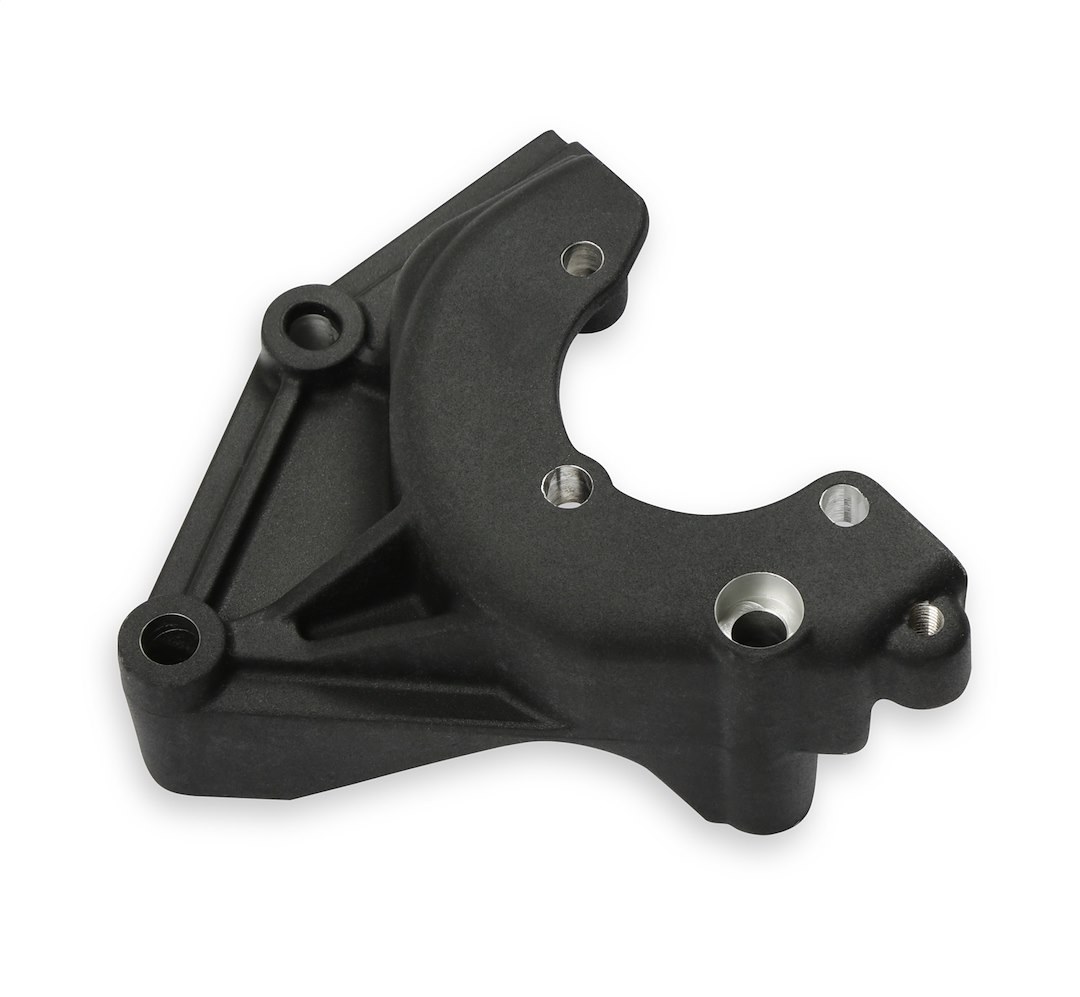 Holley Power Steering Pump Bracket, For Use with GM Small Block Gen III/ IV – Lsa/ Ls Engines, Black Cast Aluminum, With Mounting Hardware – 20-165BK
