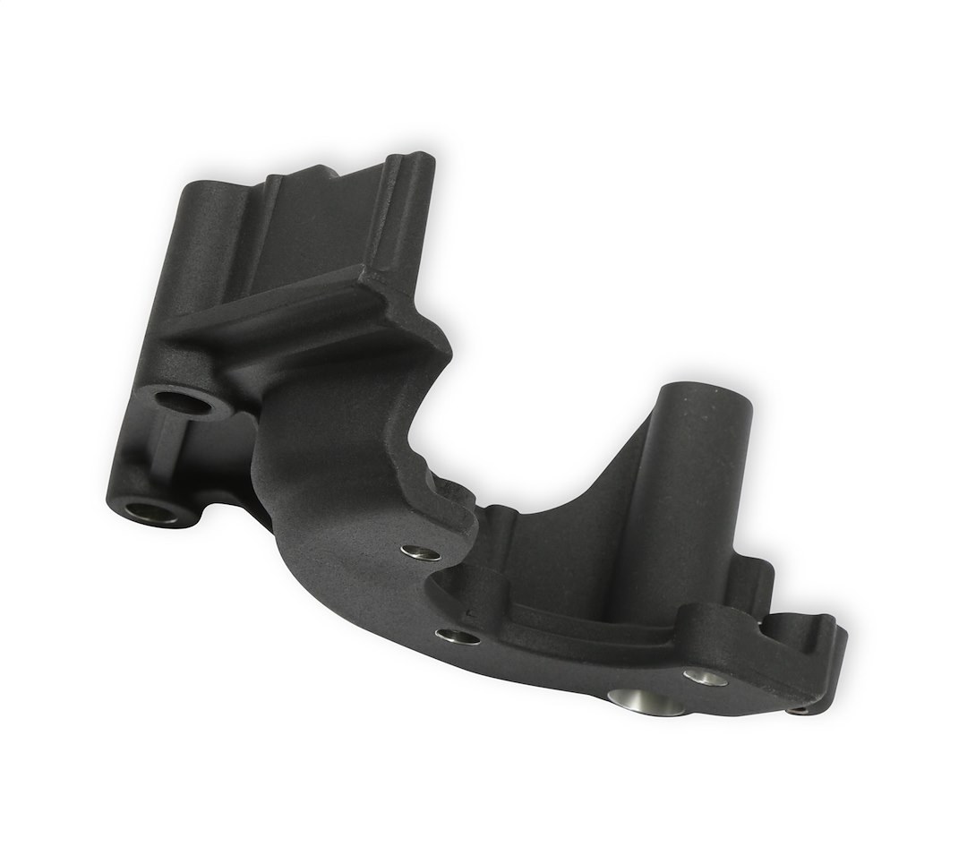Holley Power Steering Pump Bracket, For Use with GM Small Block Gen III/ IV – Lsa/ Ls Engines, Black Cast Aluminum, With Mounting Hardware – 20-165BK