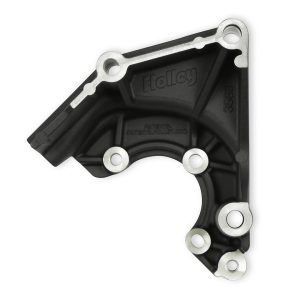 Holley Power Steering Pump Bracket, For Use with GM Small Block Gen III/ IV – Lsa/ Ls Engines, Black Cast Aluminum, With Mounting Hardware – 20-165BK