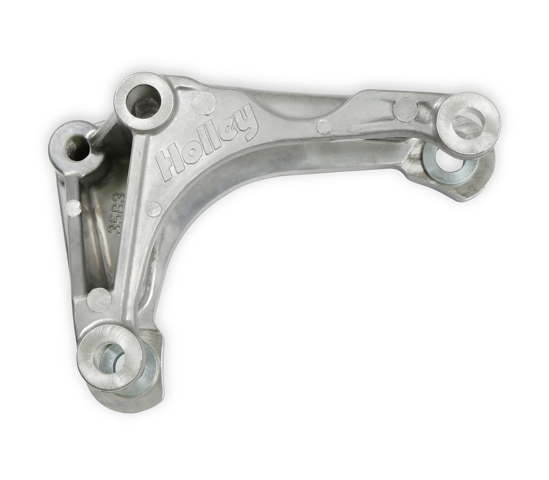 Holley Power Steering Pump Bracket, For Use with GM Small Block Gen III/ IV – Lsa Engines, Natural Cast Aluminum, With Mounting Hardware – 20-166
