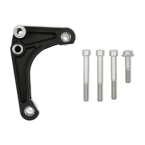 Holley Power Steering Pump Bracket, For Use with GM Small Block Gen III/ IV – Lsa Engines, Black Cast Aluminum, With Mounting Hardware – 20-166BK