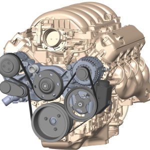 Holley Accessory Drive Belt Kit, For Use with GM Ls Series Engines, Mid-Mount – 20-185BK
