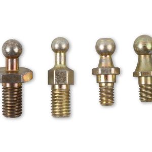 Holley Carburetor Throttle Stud, Ball Stud, With 1 of Each: 1/4 Inch, 5/16 Inch, 7/32 Inch, 3/8 Inch Diameter, Set of 4 – 20-2