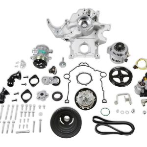 Holley Accessory Drive Belt Kit, For Use with Gen III 5.7L/ 6.4L Hemi Engines, Alternator/ Power Steering Pump/ AC Bracket – 20-291
