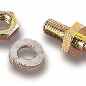 Holley Carburetor Throttle Stud, Ball Stud, 7/32 Inch Diameter, Single, With Nut and Washer – 20-37