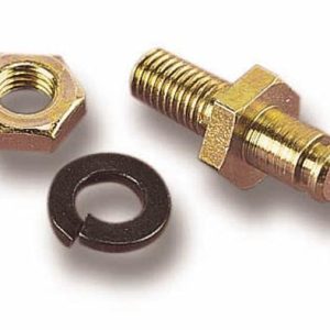 Holley Carburetor Throttle Stud, Ball Stud, 1/4 Inch Diameter, Single, With Nut and Washer – 20-38