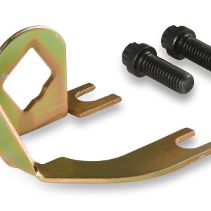 Holley Carburetor Trans Kickdown Bracket, For Use with GM TH-350 Transmission, Gold Anodized, Steel, With Mounting Screws – 20-45