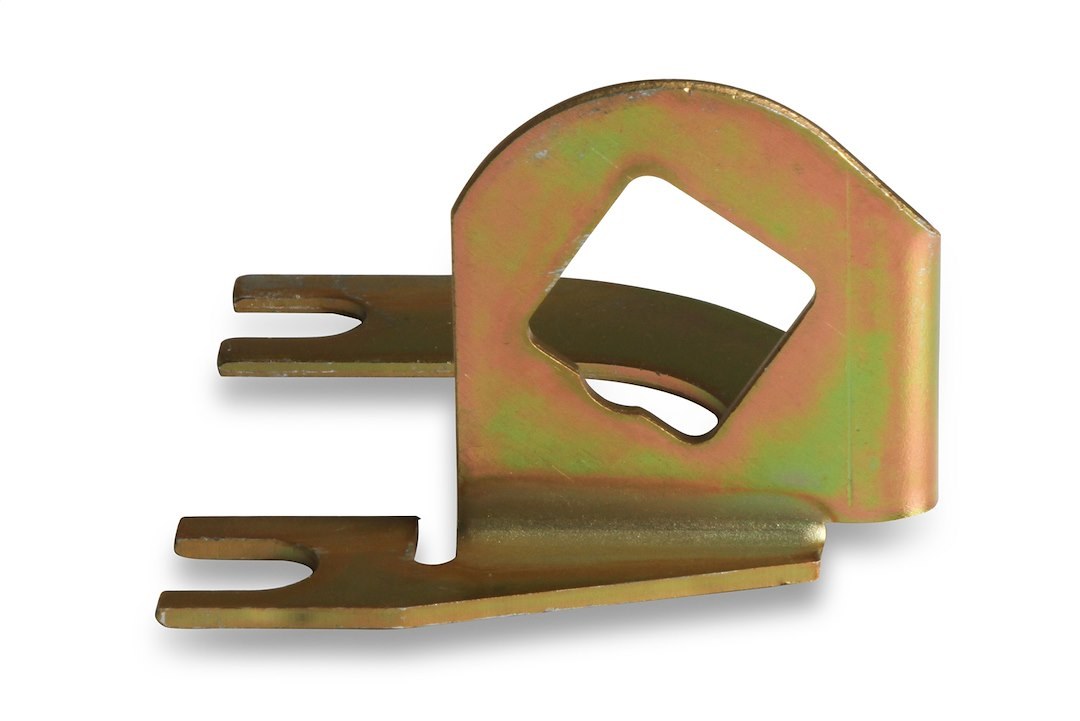 Holley Carburetor Trans Kickdown Bracket, For Use with GM TH-350 Transmission, Gold Anodized, Steel, With Mounting Screws – 20-45