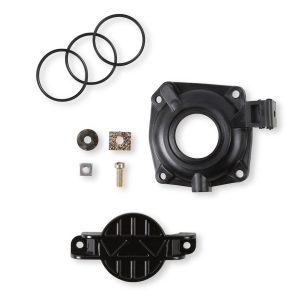 Holley Carburetor Vacuum Secondary Diaphragm Cover, For Use with 4 Barrel Carburetors, Non Adjustable, Black, Plastic, Single – 20-59