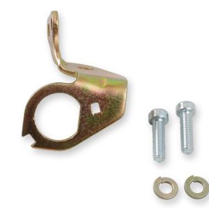 Holley Solenoid Mounting Bracket, Throttle Solenoid Bracket, Fits Many Holley Aftermarket Carburetors, Natural, Brass – 20-9