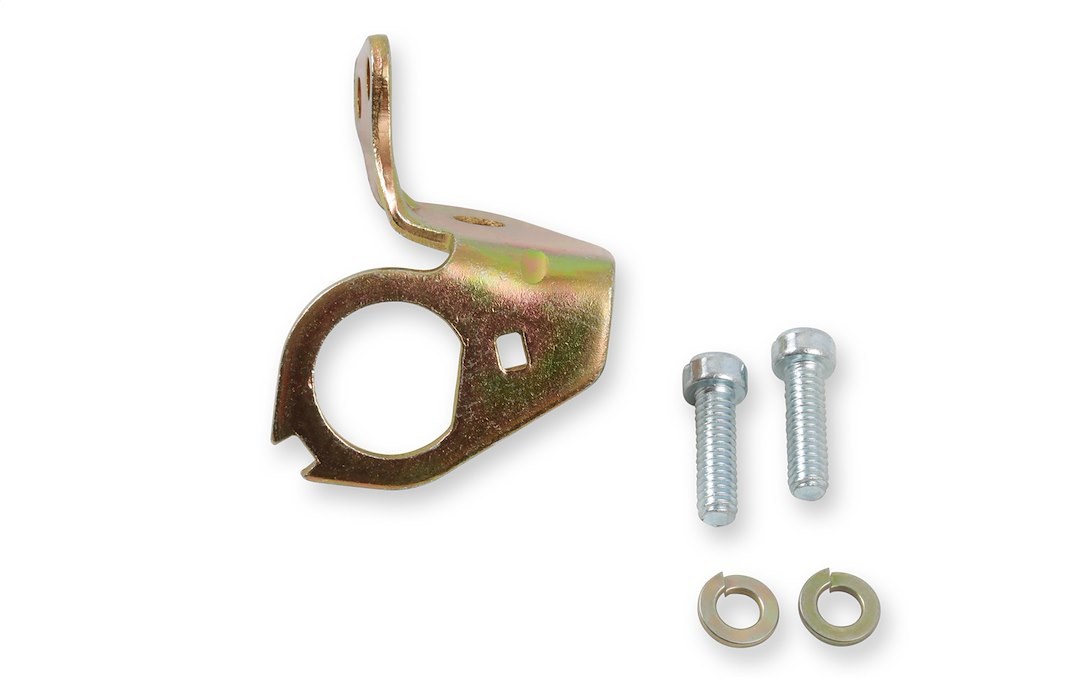 Holley Solenoid Mounting Bracket, Throttle Solenoid Bracket, Fits Many Holley Aftermarket Carburetors, Natural, Brass – 20-9