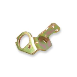 Holley Solenoid Mounting Bracket, Throttle Solenoid Bracket, Fits Many Holley Aftermarket Carburetors, Natural, Brass – 20-9