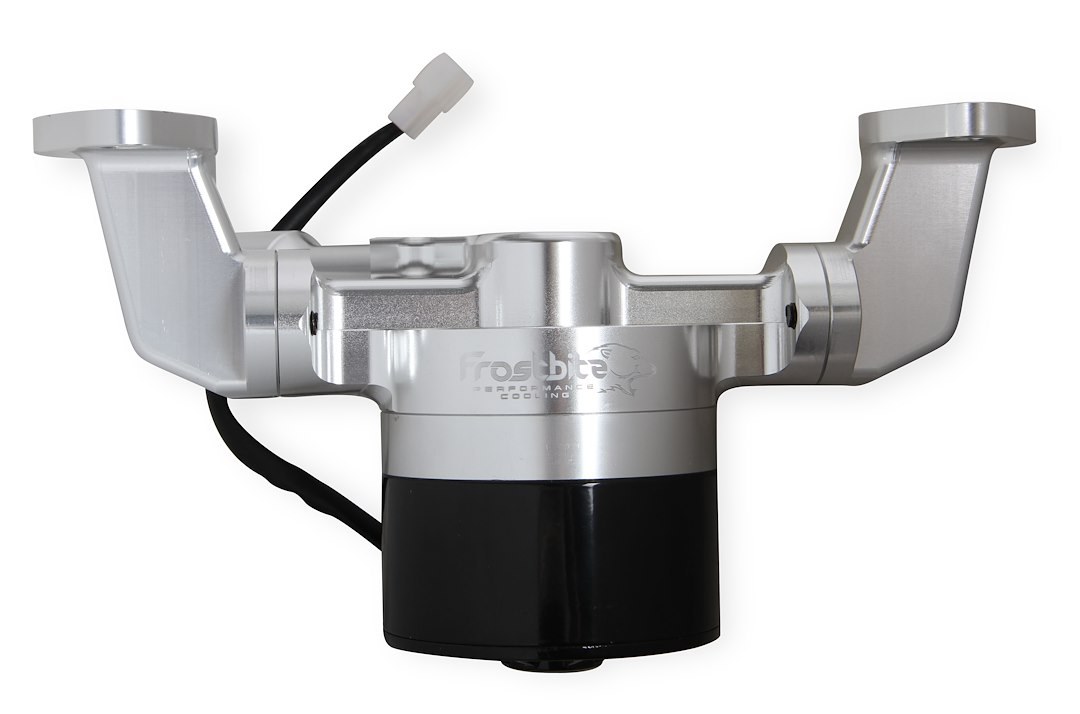 Holley Water Pump, For Use with Chevrolet Big Block Engines, 6-1/2 Inch Depth, Black, Aluminum, 40 Gallon Per Minute (gpm) Electric – 22-126