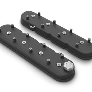Holley Valve Cover, For Use with GM Ls Engines, Tall/ 0.54 Inch Additional Internal Clearance, With Billet Aluminum Oil Fill Cap – 241-112