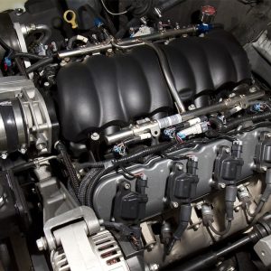 Holley Valve Cover, For Use with GM Ls Engines, With Billet Aluminum Oil Fill Cap, With OEM Style Baffle, Black, Set of 2 – 241-91