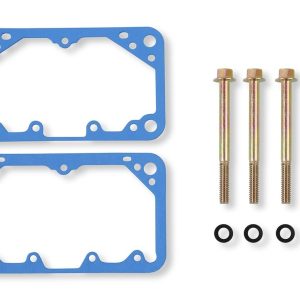 Holley Carburetor Float Bowl Gasket, For Use with Holley Model 4500/4175/4150/4160 Carburetors, Primary, Gasoline, Blue, Non-Stick – 26-124